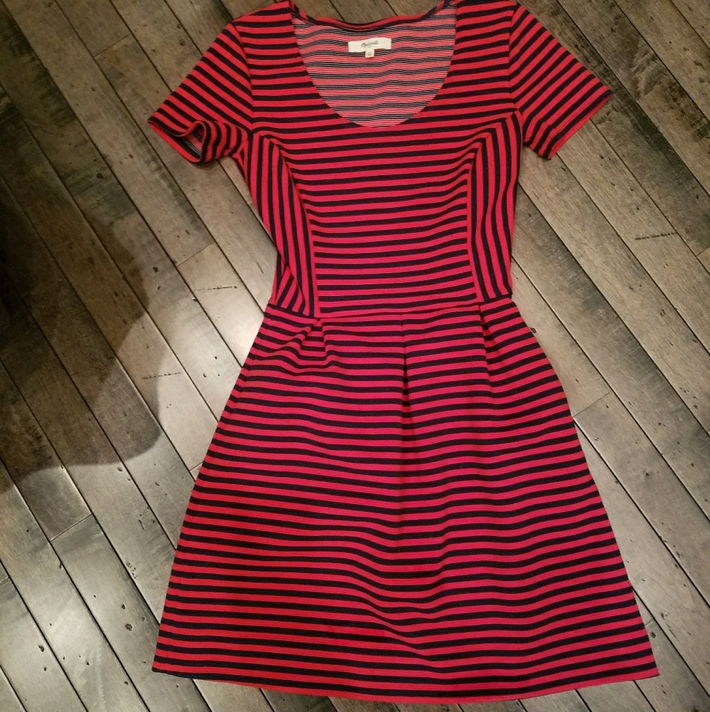 Madewell striped dress
